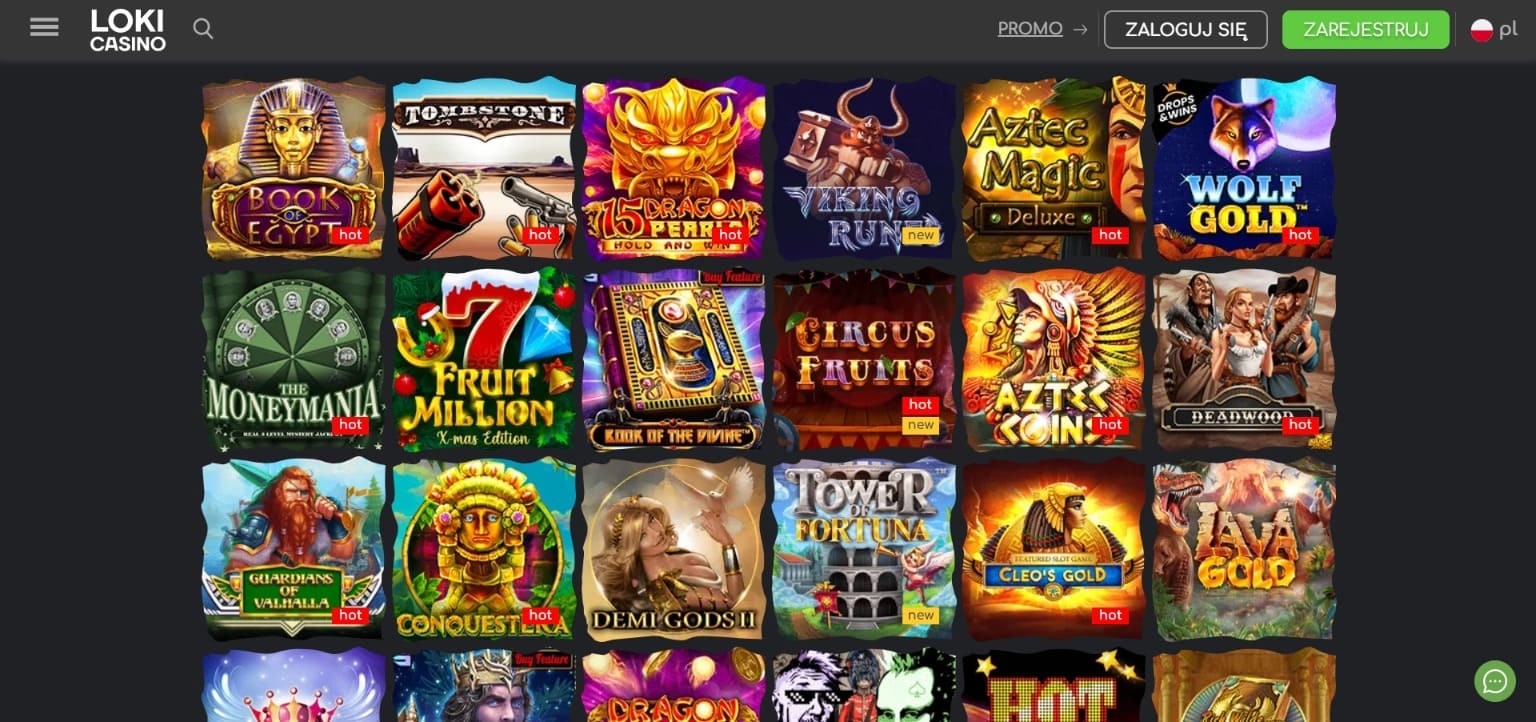 Loki Casino automaty do gier
