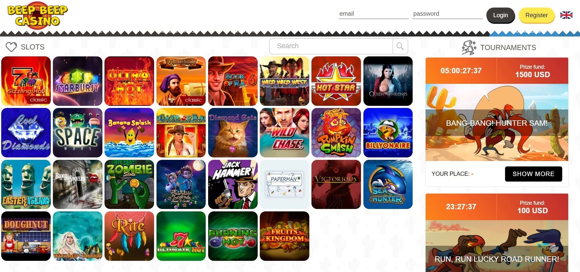 Pobierz aplikację Beep Beep Casino: pobierz na Androida lub iOS