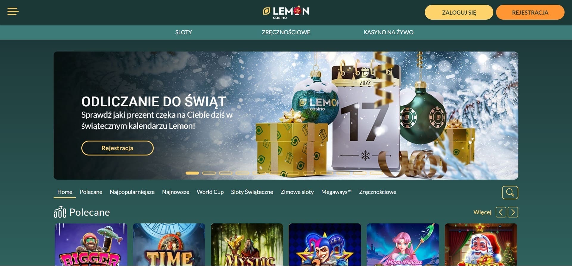 Recenzja Lemon Kasyno 2024:100% do 1500zł + 100DS