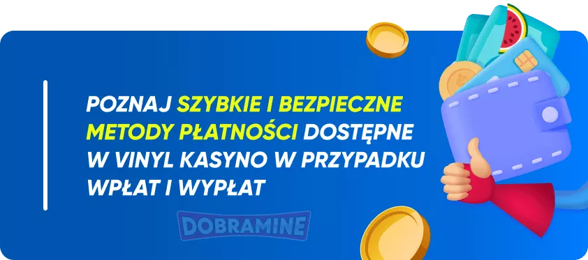 Metody płatności w Vinyl Kasyno