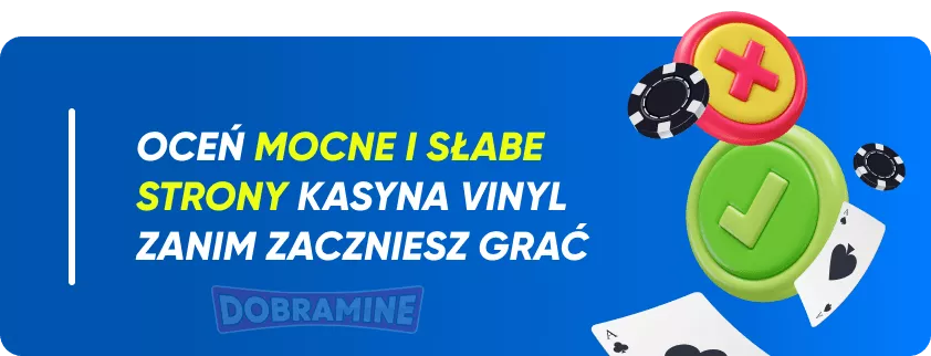 Zalety i wady Vinyl Kasyno