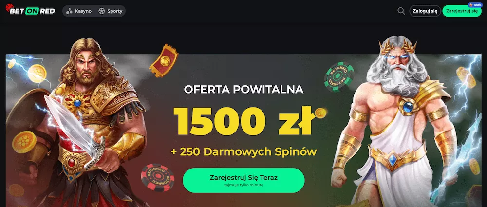 BetOnRed Kasyno - Baner