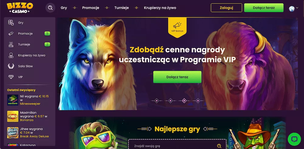 Bizzo Kasyno - Rejestracja1