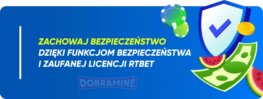 Kasyno RTbet - środki bezpieczeństwa