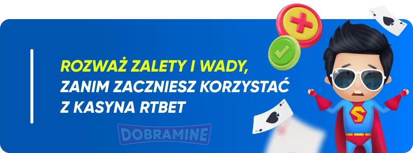 Zalety i wady kasyna RTbet