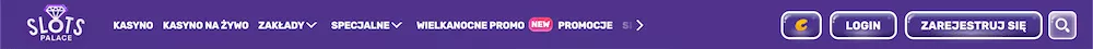 Slots Palace Casino - Rejestracja