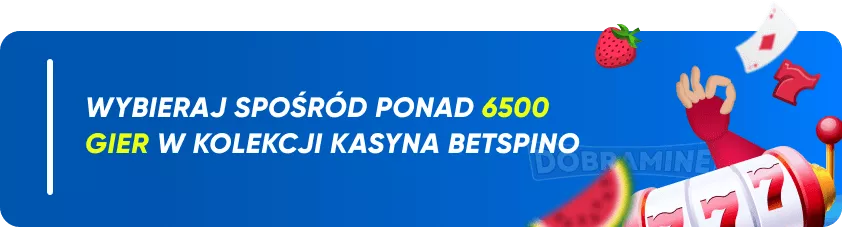 Gry kasynowe online w Betspino