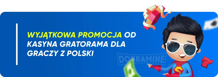 Bonusy Gratorama dla polskich graczy 