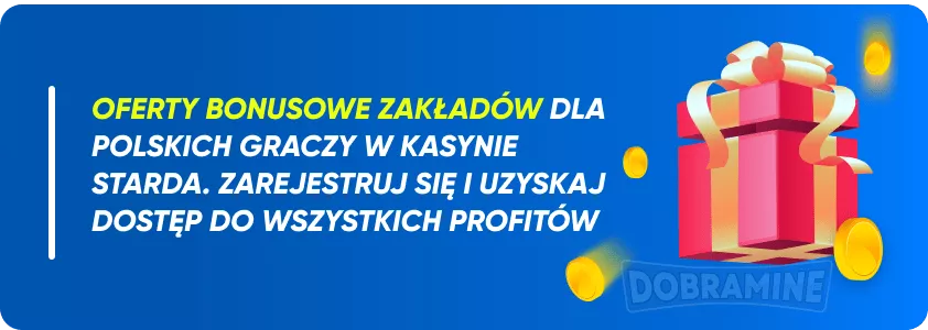 Oferty bonusowe Starda Casino dla graczy z Polski