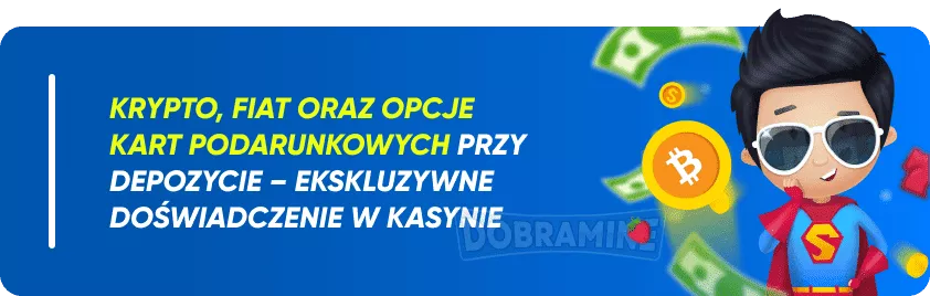 Krypto, fiat oraz opcje kart podarunkowych przy depozycie – ekskluzywne doświadczenie w kasynie