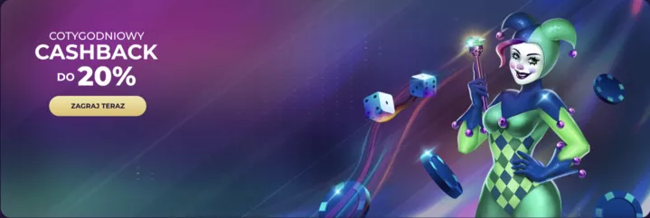 bonus cashback w kasynie Playoro