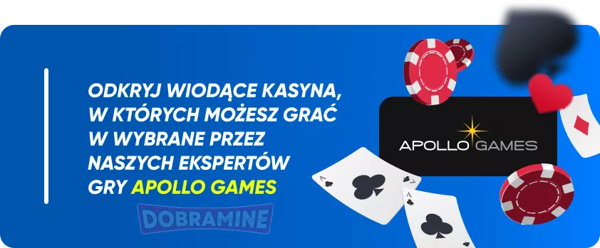 Kasyna z wiodącymi grami od dostawcy oprogramowania Apollo Games w Polsce  