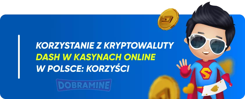 Korzyści z płatności w kasynie online przez Dash