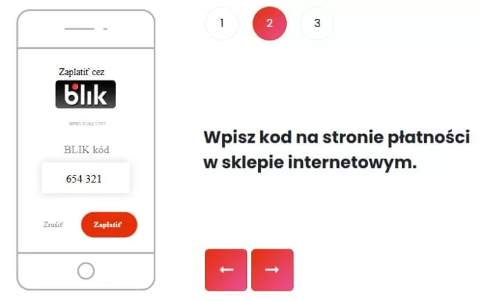 Wpłata za pomocą kodu BLIK