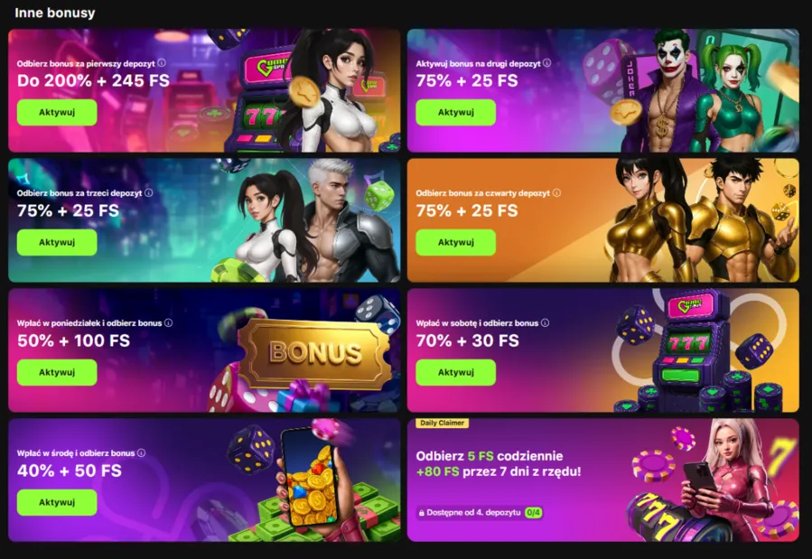 GameSpot Casino Bonusy — 200% + 245 F