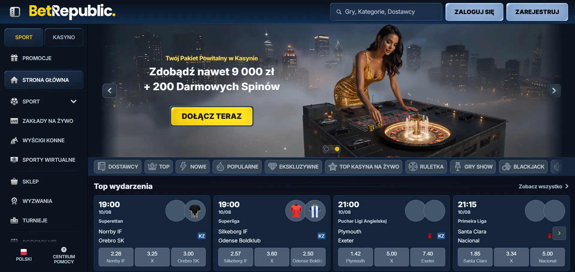main BetRepublic Kasyno Online &ndash; Polska 2026